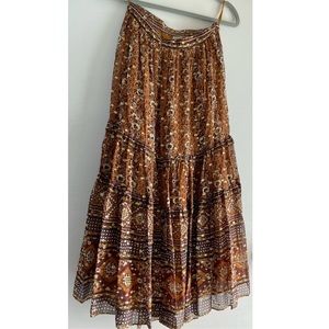 Ulla Johnson silk chiffon midi skirt (size 2)